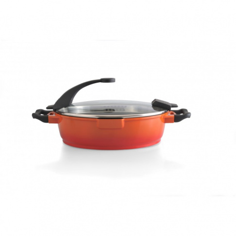 Patelnia Virgo 28 cm 4.3L szkl. pok Berghoff 2304907 w sklepie Dedekor.pl
