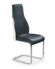 K141 komfortowe krzesło czarno-białe