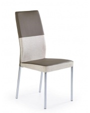 K173 krzesło beżowo-brązowe