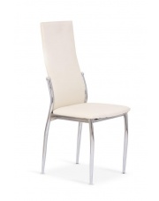 K3 krzesło chrom waniliowe
