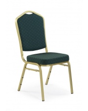 K66 rewelacyjne krzesło zielono-złote