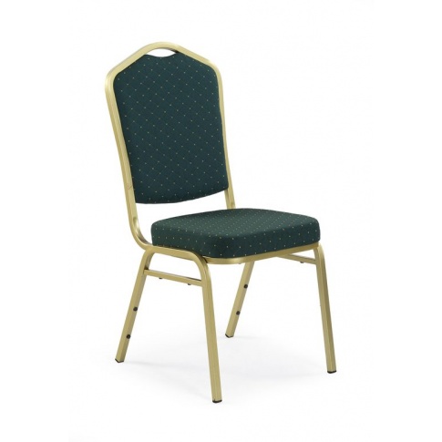 K66 rewelacyjne krzesło zielono-złote w sklepie Dedekor.pl
