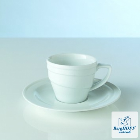 Filiżanka z talerzykiem Hotel Line 1690193 w sklepie Dedekor.pl