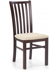Modne krzesło do salonu GERARD 7 ciemny orzech