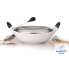 Wok Auriga 30cm z pokrywą biały Berghoff 2303429 w sklepie Dedekor.pl