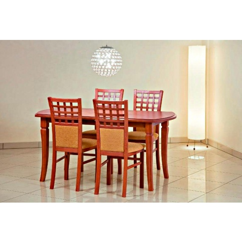 Rozkładany stół FRYDERYK 160/200 cm (okleina naturalna) w sklepie Dedekor.pl