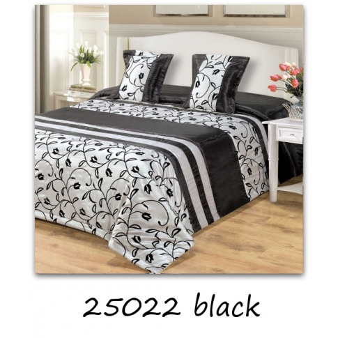 Elegancka narzuta na łóżko black 200x220 cm w sklepie Dedekor.pl