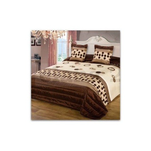 Narzuta Elana 240/260cm Brown-ecri  w sklepie Dedekor.pl