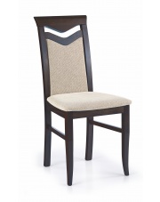 Komfortowe krzesło z drewna Citrone wenge