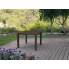Stół ogrodowy Corfu brąz 95x95 cm w sklepie Dedekor.pl