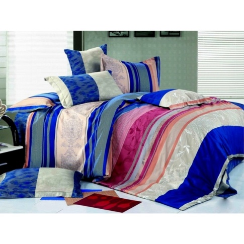 Najmodniejsza pościel satynowa paski 160x200cm w sklepie Dedekor.pl