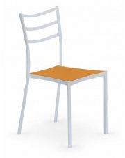 K159 pomarańczowe krzesło