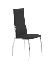 K3 wygodne krzesło chrom czarne