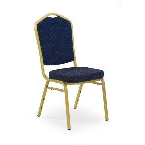 K66 krzesło niebiesko-złote w sklepie Dedekor.pl