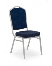 K66 rewelacyjne krzesło niebiesko-srebrne