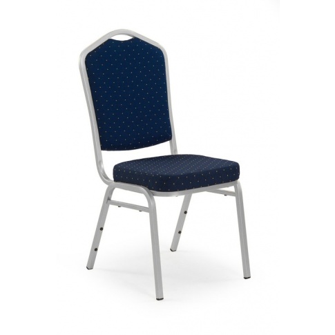 K66 rewelacyjne krzesło niebiesko-srebrne w sklepie Dedekor.pl