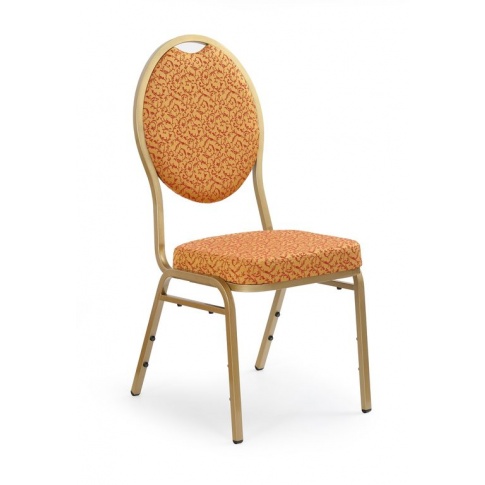 Eleganckie krzesło K67 złoto w sklepie Dedekor.pl