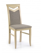 Stylowe krzesło z drewna Citrone dąb sonoma
