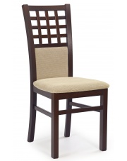 Wygodne krzesło drewniane GERARD 3 ciemny orzech w sklepie Dedekor.pl