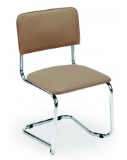 Wygodny fotel biurowy Sylwia brązowy