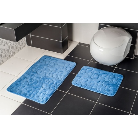 BLUE komplet dywaników łazienkowych 2 części w sklepie Dedekor.pl
