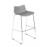 Chromowany hoker CECIL - 3 kolory w sklepie Dedekor.pl
