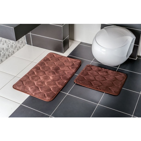 Brązowy dywanik do lazienki IBIZA w sklepie Dedekor.pl