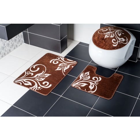 Dywaniki łazienkowe MADERA brąz w sklepie Dedekor.pl