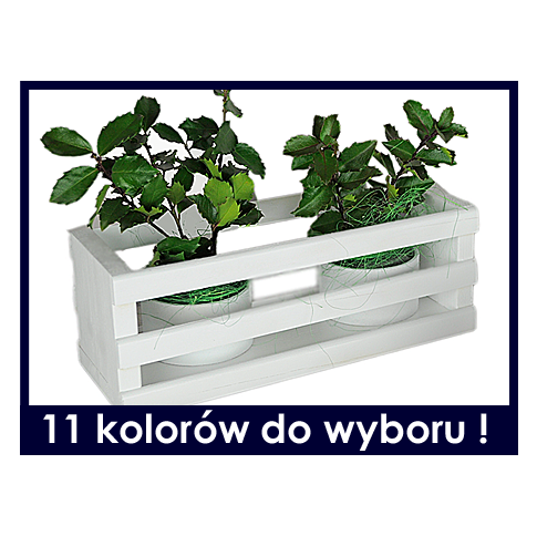 Skrzynka na kwiaty, balkonowa, dekoracyjna w sklepie Dedekor.pl