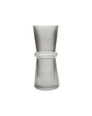 WAZON SZKLANY  PLISA SZARY 10X24 CM