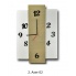 Nowoczesny zegar drewniany duży AXER w sklepie Dedekor.pl