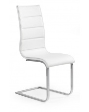 Białe krzesło MARINA eco skóra w sklepie Dedekor.pl