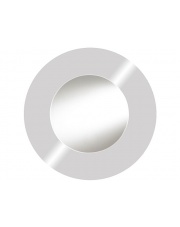 Nowoczesne lustro okrągłe biała rama 100 x 100 OUTLET  w sklepie Dedekor.pl