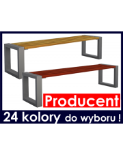 Ławka drewniana bez oparcia 150 cm  w sklepie Dedekor.pl