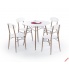 BELLA zestaw stół + 4 krzesła w sklepie Dedekor.pl