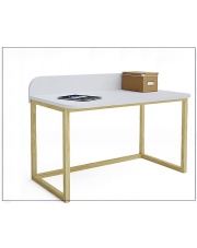 Skandynawskie biurko białe Inelo-X6 