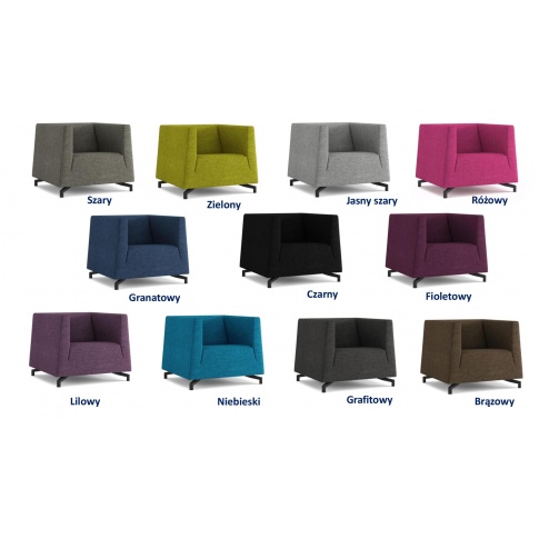 Komfortowy fotel NODDIE - 11 kolorów w sklepie Dedekor.pl