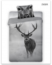 Pościel bawełniana Deer 160 x 200 cm  w sklepie Dedekor.pl