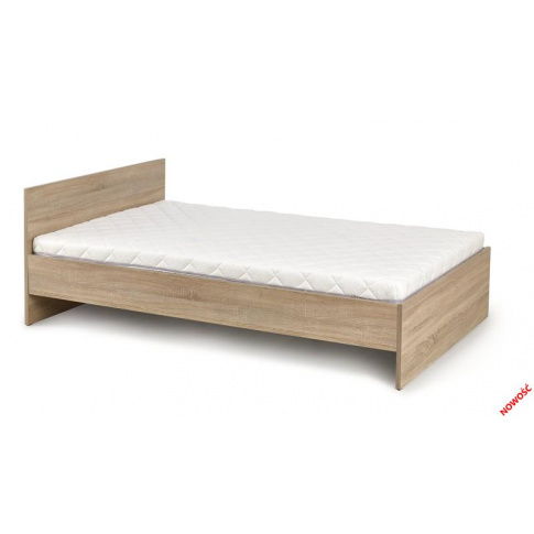 Komfortowe łóżko MILAN dąb sonoma w sklepie Dedekor.pl