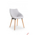 Piękne krzesło MELISE - jasny popiel w sklepie Dedekor.pl