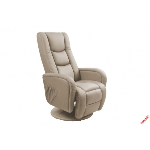 Rewelacyjny recliner MIDAS - cappuccino w sklepie Dedekor.pl