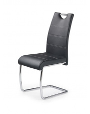Stylowe krzesło ATROS - czarne w sklepie Dedekor.pl