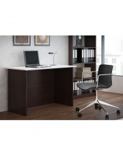 Świetne biurko LENORO - wenge i biel