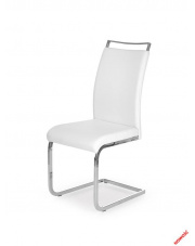 Nowoczesne krzesło LUIZE - białe