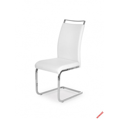 Nowoczesne krzesło LUIZE - białe w sklepie Dedekor.pl