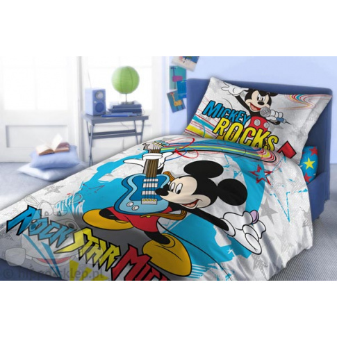 Pościel dla dzieci  Myszka Mickey Rock 160/200 cm w sklepie Dedekor.pl