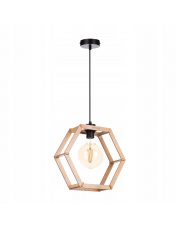 LAMPA WISZĄCA SUFITOWA DREWNIANA SKANDYNAWSKA LOFT w sklepie Dedekor.pl