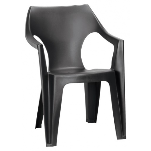 Modne krzesło ogrodowe DAN czarne w sklepie Dedekor.pl