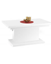 Modernistyczny stół rozkładany DIEGO - biały