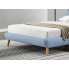 Piękne łóżko MARGIO 160cm - niebieskie w sklepie Dedekor.pl